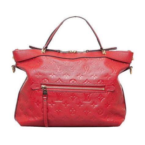 louis vuitton red monogram empreinte leather bastille pm|Louis Vuitton ombre nomade.